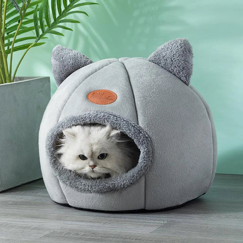 Novu Cozy Cave Cat Bed — Warm Winter Nest