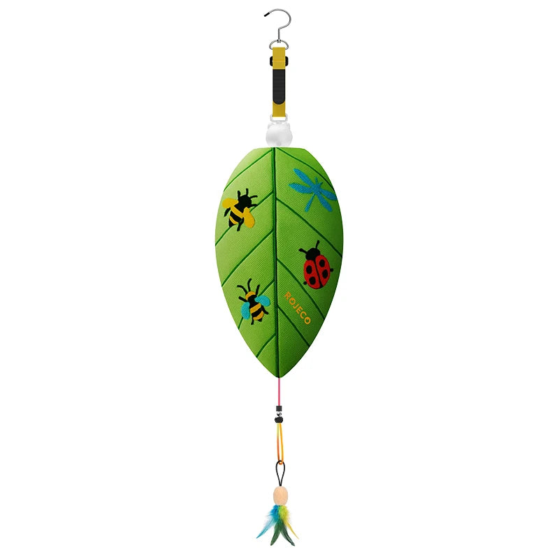Novu Electric Laser & Feather Cat Toy — Automatic 2-in-1