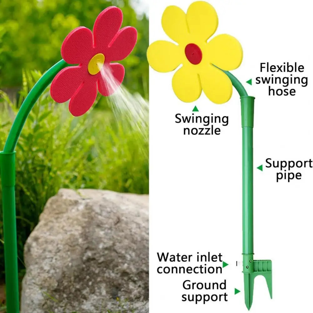 Novu Dancing Daisy Sprinkler Pet Toy — Outdoor Summer Fun