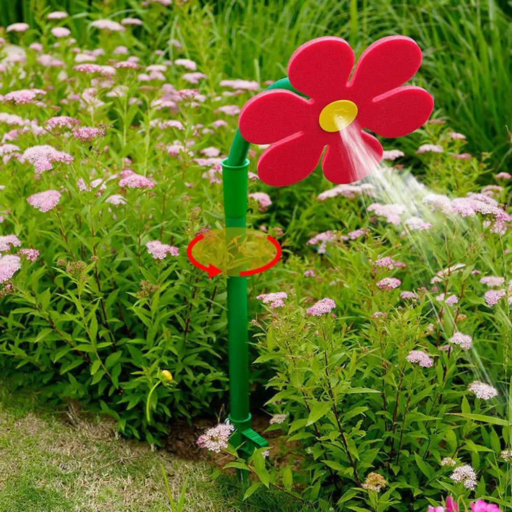 Novu Dancing Daisy Sprinkler Pet Toy — Outdoor Summer Fun