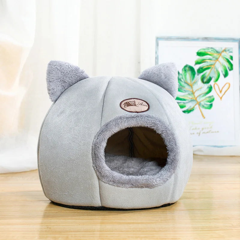 Novu Cozy Cave Cat Bed — Warm Winter Nest