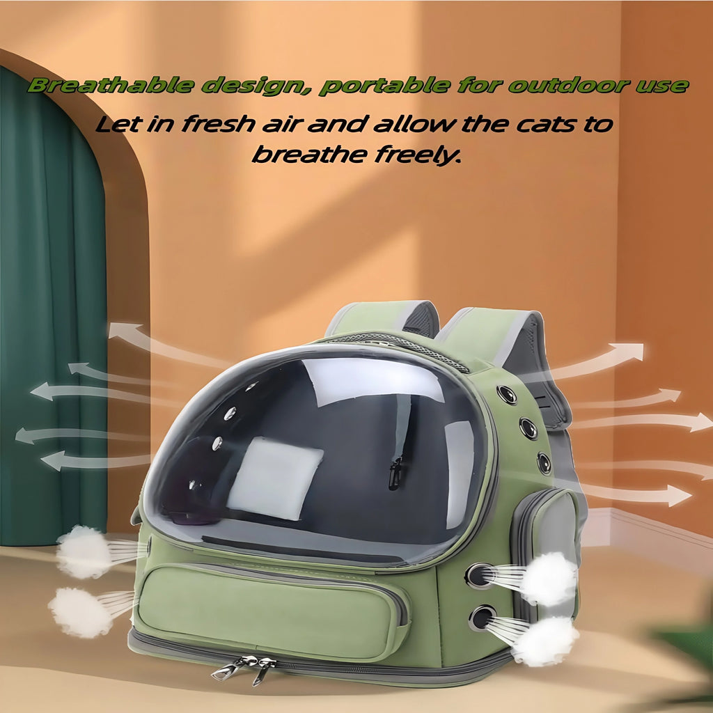 Novu Clear-View Pet Carrier Backpack
