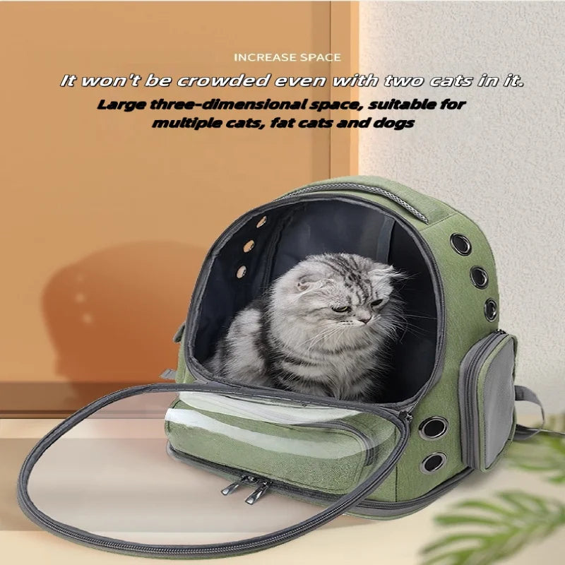 Novu Clear-View Pet Carrier Backpack
