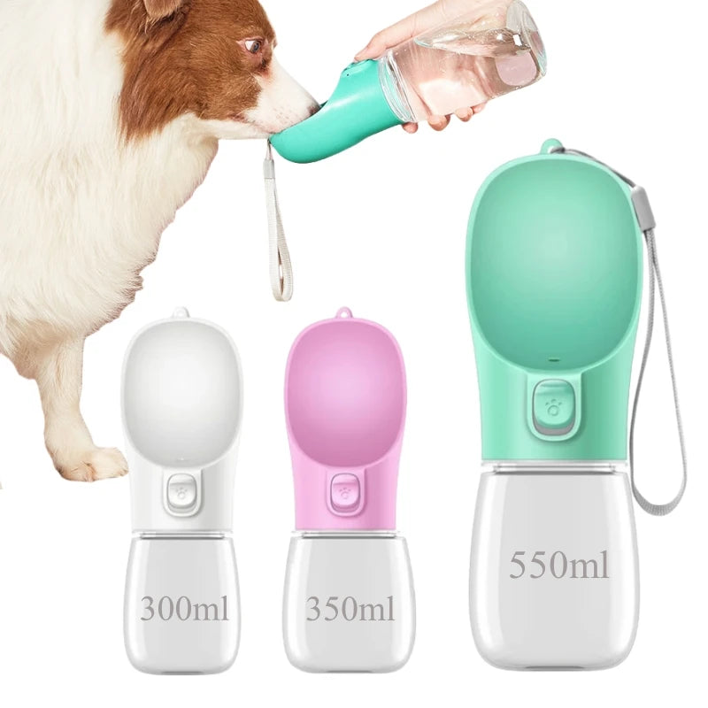 Novu Portable Dog Water Bottle — Travel Feeder