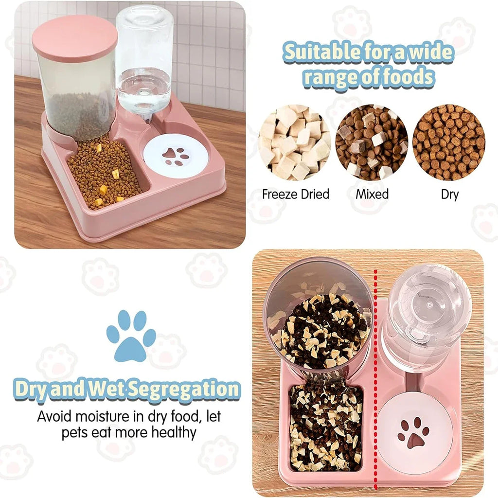 Novu 2-in-1 Automatic Pet Feeder & Water Dispenser