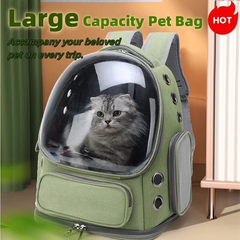 Novu Clear-View Pet Carrier Backpack