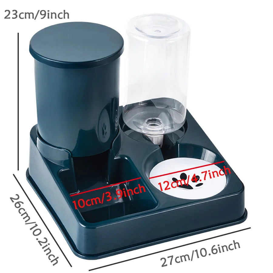 Novu 2-in-1 Automatic Pet Feeder & Water Dispenser