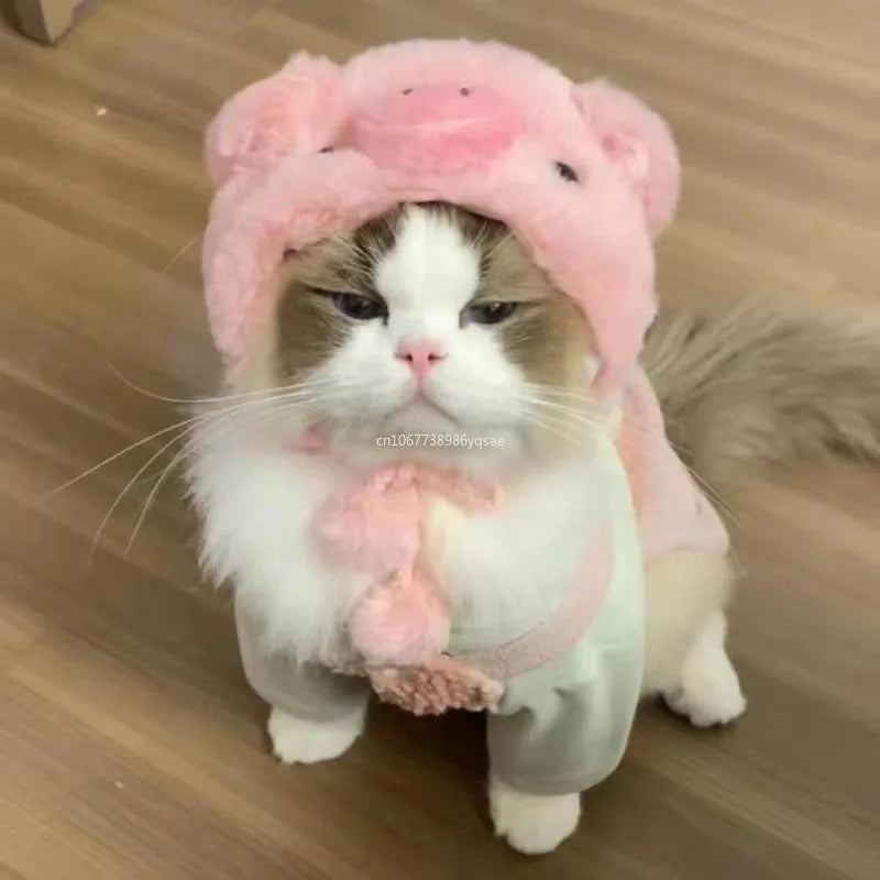 Novu Plush Pet Costume Hat — Cosplay Headwear