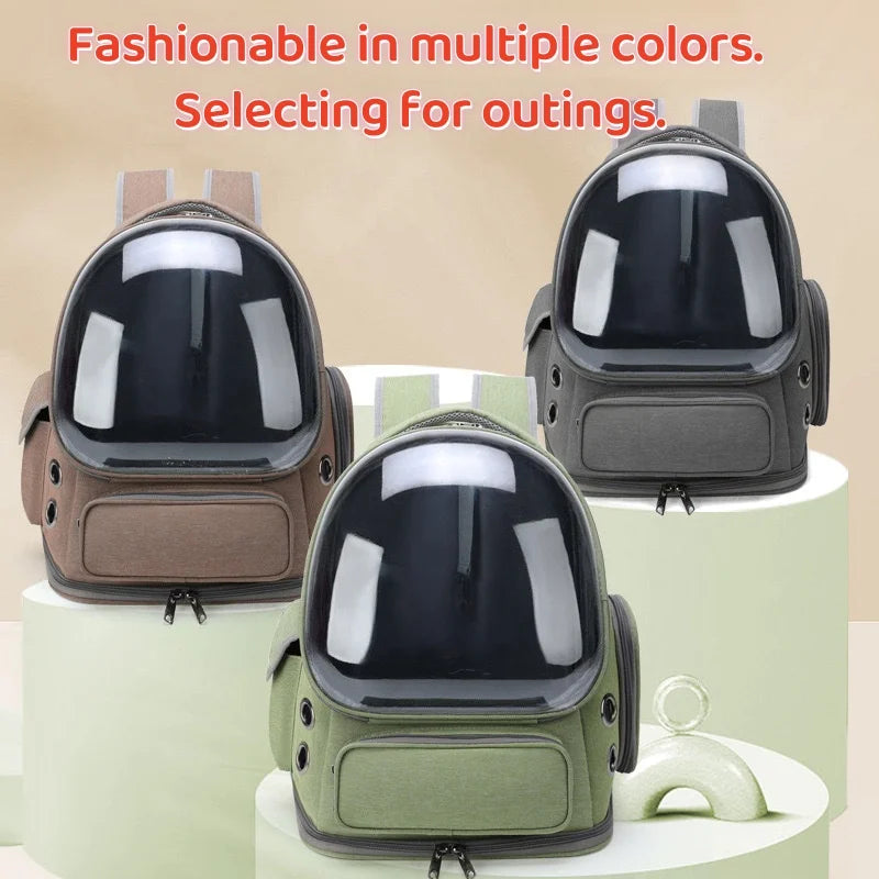 Novu Clear-View Pet Carrier Backpack