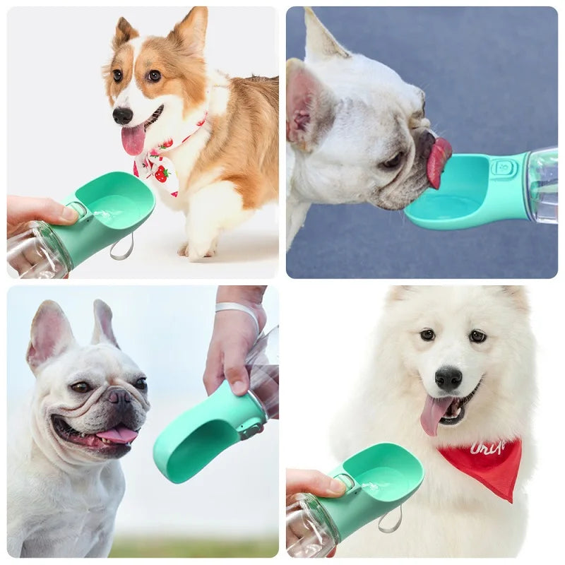 Novu Portable Dog Water Bottle — Travel Feeder