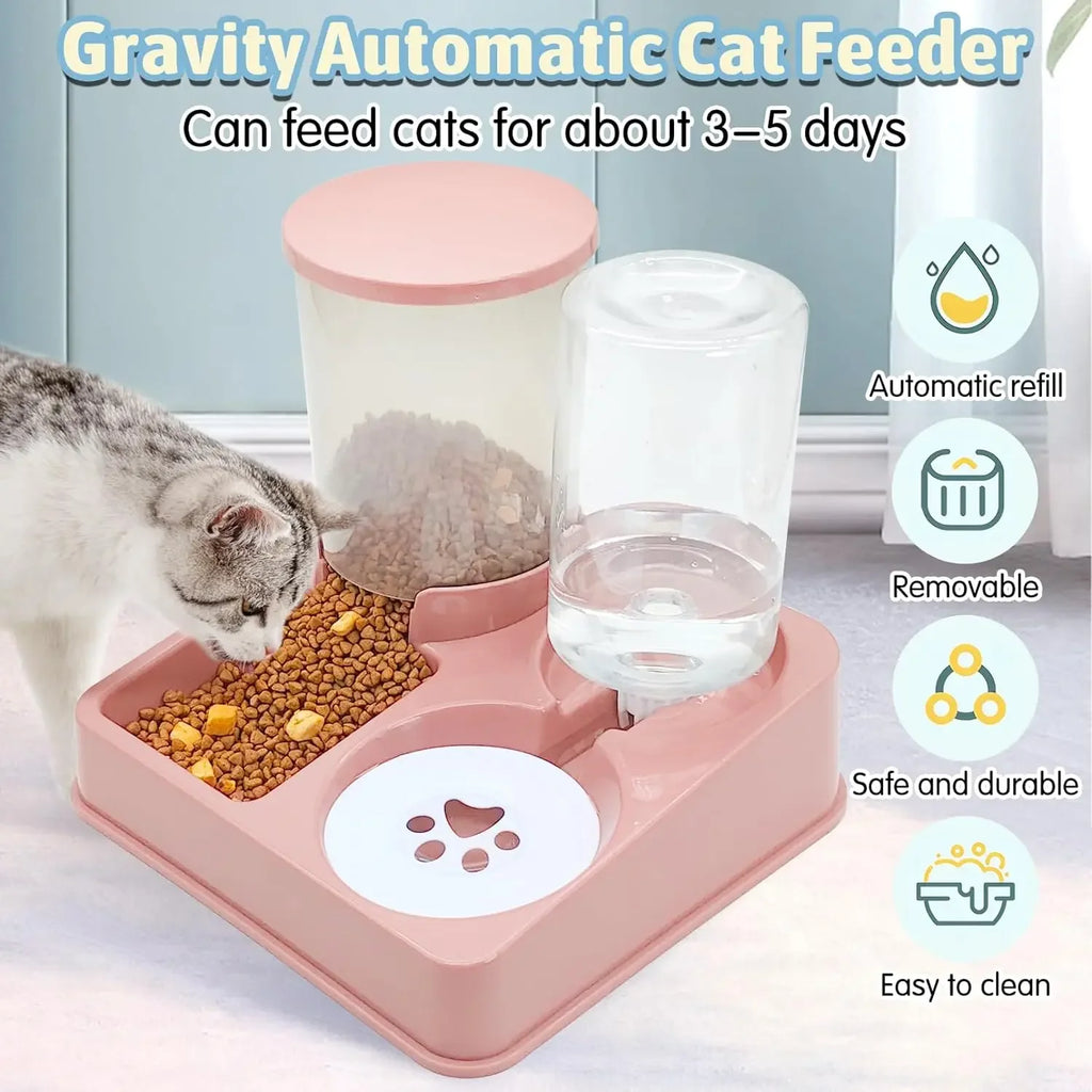Novu 2-in-1 Automatic Pet Feeder & Water Dispenser